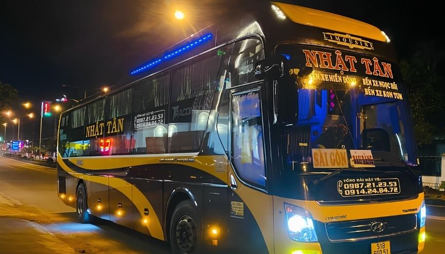 Cập nhật nhà xe Nhật Tân tuyến Sài Gòn Tây Nguyên