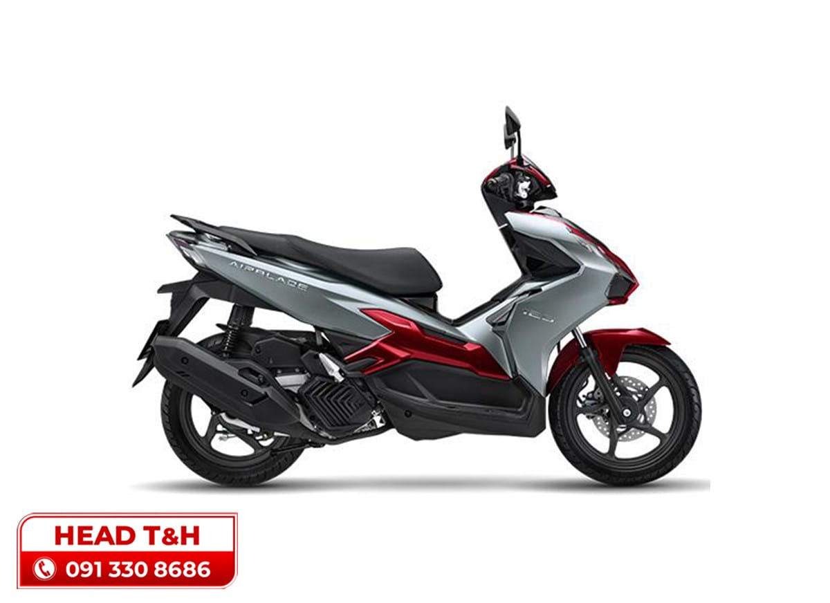 Honda Airblade 2025 bản cao cấp màu bạc đỏ đen