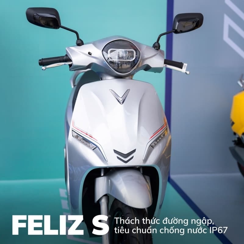 Khả năng chống nước của xe máy điện VinFast Feliz S
