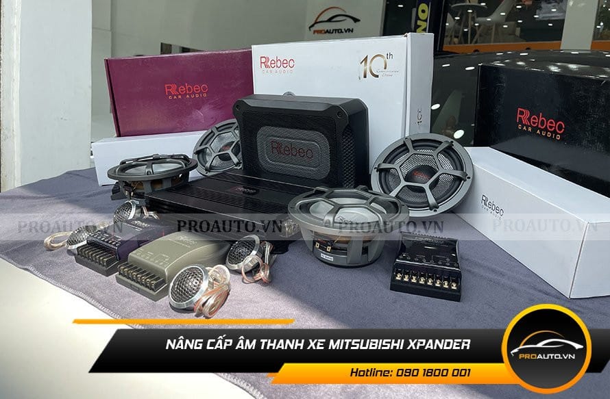 Nâng cấp loa sub âm thanh xe Mitsubishi Xpander mang lại trải nghiệm tuyệt vời