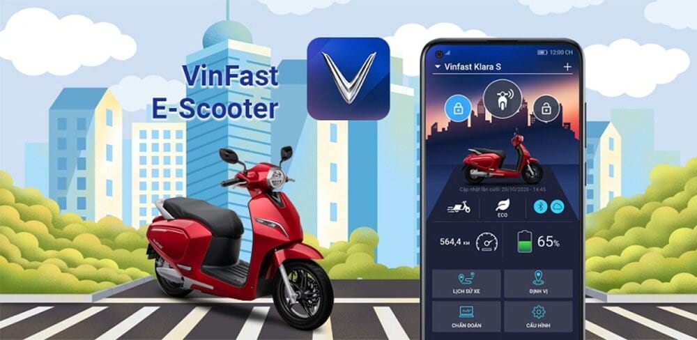Tìm kiếm trạm sạc VinFast Quảng Bình cho xe máy điện qua ứng dụng