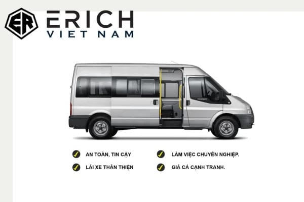 Xe du lịch 16 chỗ phục vụ nhu cầu thuê xe tháng giá rẻ tại TPHCM
