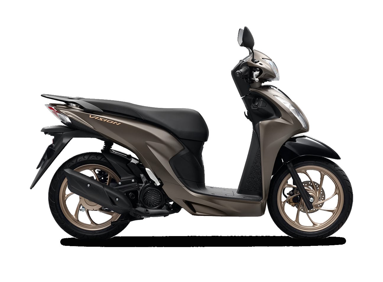 Xe máy Honda Vision màu đỏ thời trang, là lựa chọn phổ biến cho việc tùy chỉnh màu nhung hồng