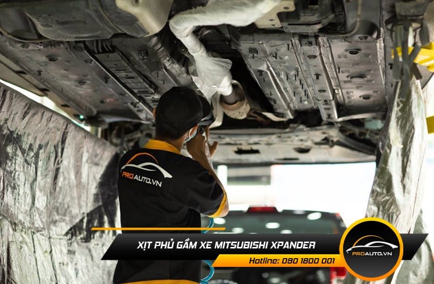 Xịt phủ gầm xe Mitsubishi Xpander bảo vệ toàn diện